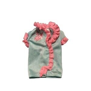 My First Barbie Pajamas Fashions Top Only Ballerina Ruffles Green Pink